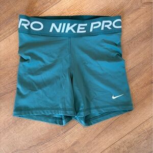 Nike Pro Teal Women's 5” Shorts